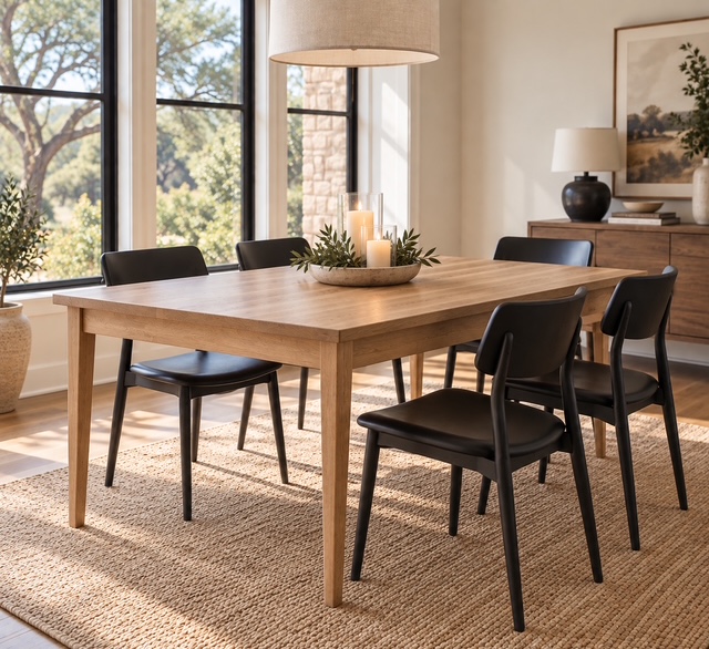 The Colorado semi-custom dining table