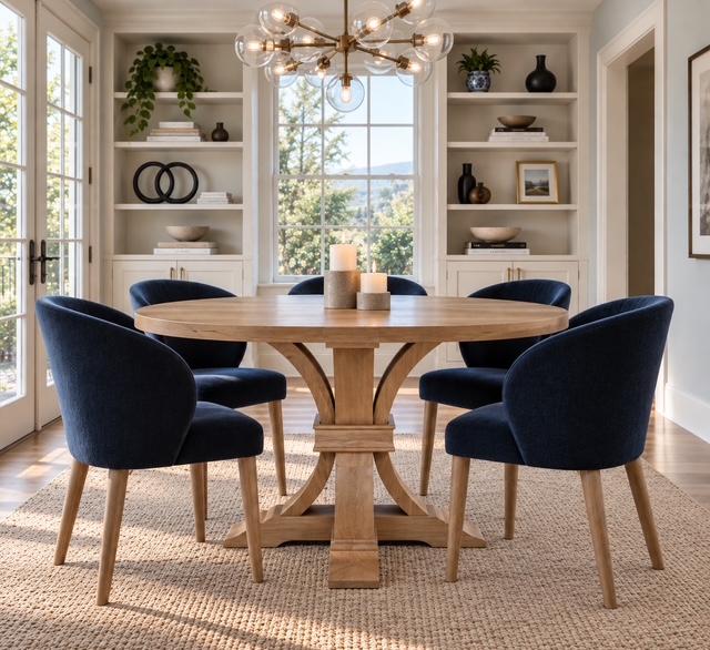 The San Marcos semi-custom dining table
